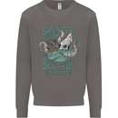 Skilful Sailor Kraken Sailing Octopus Mens Sweatshirt Jumper Charcoal