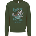 Skilful Sailor Kraken Sailing Octopus Mens Sweatshirt Jumper Forest Green