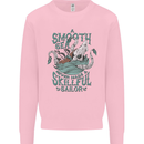 Skilful Sailor Kraken Sailing Octopus Mens Sweatshirt Jumper Light Pink