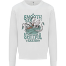 Skilful Sailor Kraken Sailing Octopus Mens Sweatshirt Jumper White