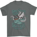 Skilful Sailor Kraken Sailing Octopus Mens T-Shirt 100% Cotton Charcoal