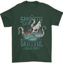 Skilful Sailor Kraken Sailing Octopus Mens T-Shirt 100% Cotton Forest Green
