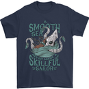 Skilful Sailor Kraken Sailing Octopus Mens T-Shirt 100% Cotton Navy Blue