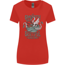 Skilful Sailor Kraken Sailing Octopus Womens Wider Cut T-Shirt Red
