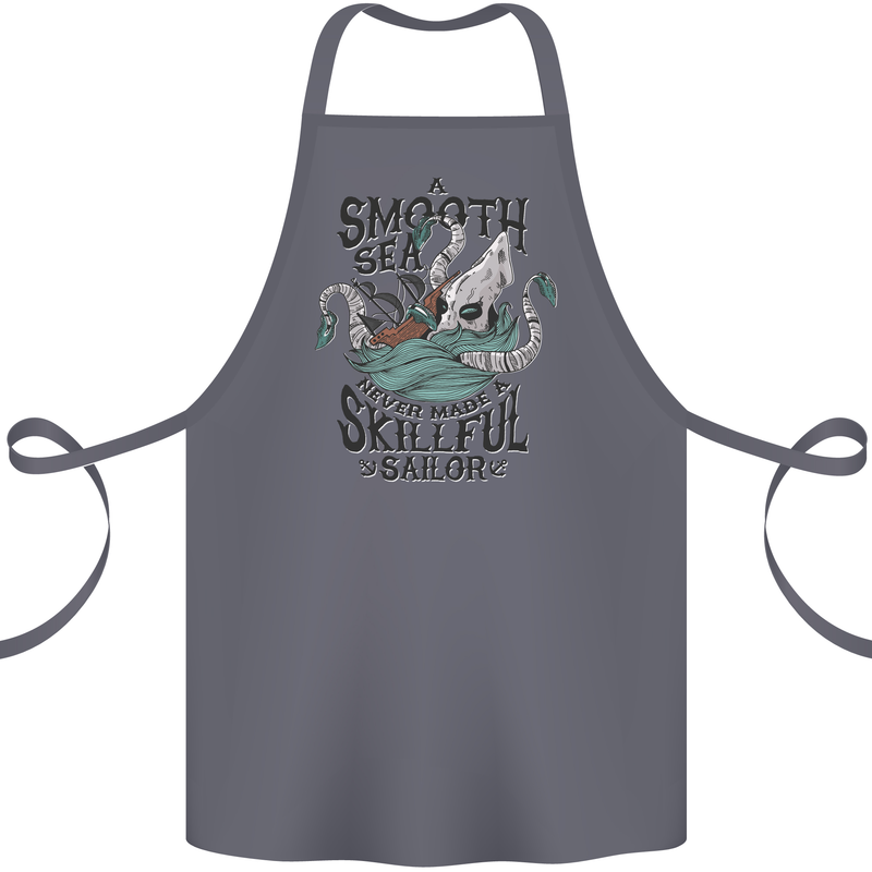 Skilful Sailor Kraken Sailor Cotton Apron 100% Organic Steel