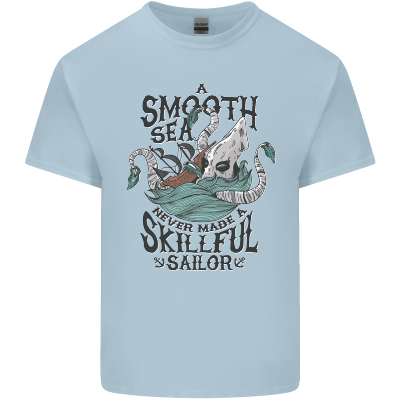 Skilful Sailor Kraken Sailor Kids T-Shirt Childrens Light Blue