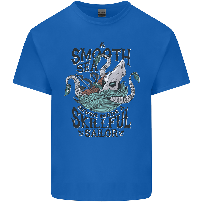 Skilful Sailor Kraken Sailor Kids T-Shirt Childrens Royal Blue
