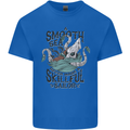Skilful Sailor Kraken Sailor Mens Cotton T-Shirt Tee Top Royal Blue