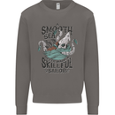 Skilful Sailor Kraken Sailor Mens Sweatshirt Jumper Charcoal
