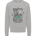 Skilful Sailor Kraken Sailor Mens Sweatshirt Jumper Sports Grey