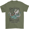Skilful Sailor Kraken Sailor Mens T-Shirt 100% Cotton Military Green