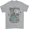 Skilful Sailor Kraken Sailor Mens T-Shirt 100% Cotton Sports Grey