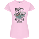 Skilful Sailor Kraken Sailor Womens Petite Cut T-Shirt Light Pink