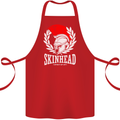 Skinhead Roman Helmet Spartan Punk Music Cotton Apron 100% Organic Red