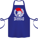 Skinhead Roman Helmet Spartan Punk Music Cotton Apron 100% Organic Royal Blue