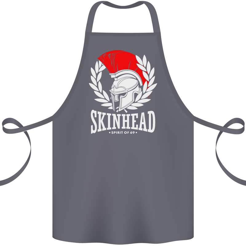 Skinhead Roman Helmet Spartan Punk Music Cotton Apron 100% Organic Steel