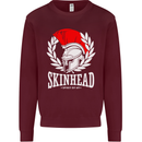 Skinhead Roman Helmet Spartan Punk Music Kids Sweatshirt Jumper Maroon