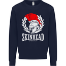 Skinhead Roman Helmet Spartan Punk Music Kids Sweatshirt Jumper Navy Blue