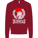 Skinhead Roman Helmet Spartan Punk Music Kids Sweatshirt Jumper Red