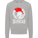 Skinhead Roman Helmet Spartan Punk Music Kids Sweatshirt Jumper Sports Grey