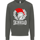 Skinhead Roman Helmet Spartan Punk Music Kids Sweatshirt Jumper Storm Grey