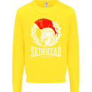 Skinhead Roman Helmet Spartan Punk Music Kids Sweatshirt Jumper Yellow