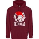 Skinhead Roman Helmet Spartan Punk Music Mens 80% Cotton Hoodie Maroon