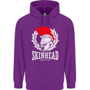 Skinhead Roman Helmet Spartan Punk Music Mens 80% Cotton Hoodie Purple