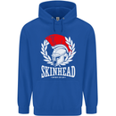 Skinhead Roman Helmet Spartan Punk Music Mens 80% Cotton Hoodie Royal Blue