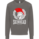 Skinhead Roman Helmet Spartan Punk Music Mens Sweatshirt Jumper Charcoal