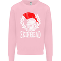 Skinhead Roman Helmet Spartan Punk Music Mens Sweatshirt Jumper Light Pink