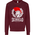 Skinhead Roman Helmet Spartan Punk Music Mens Sweatshirt Jumper Maroon