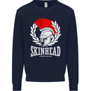 Skinhead Roman Helmet Spartan Punk Music Mens Sweatshirt Jumper Navy Blue