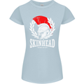 Skinhead Roman Helmet Spartan Punk Music Womens Petite Cut T-Shirt Light Blue