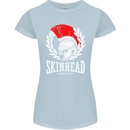 Skinhead Roman Helmet Spartan Punk Music Womens Petite Cut T-Shirt Light Blue