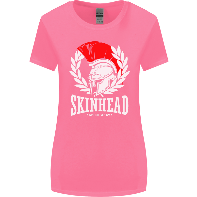 Skinhead Roman Helmet Spartan Punk Music Womens Wider Cut T-Shirt Azalea