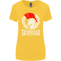 Skinhead Roman Helmet Spartan Punk Music Womens Wider Cut T-Shirt Yellow