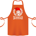 Skinhead Roman Trojan Helmet Punk Music Cotton Apron 100% Organic Orange