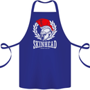 Skinhead Roman Trojan Helmet Punk Music Cotton Apron 100% Organic Royal Blue