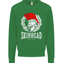 Skinhead Roman Trojan Helmet Punk Music Kids Sweatshirt Jumper Irish Green