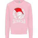 Skinhead Roman Trojan Helmet Punk Music Kids Sweatshirt Jumper Light Pink