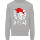 Skinhead Roman Trojan Helmet Punk Music Kids Sweatshirt Jumper Sports Grey