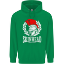 Skinhead Roman Trojan Helmet Punk Music Mens 80% Cotton Hoodie Irish Green