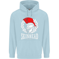 Skinhead Roman Trojan Helmet Punk Music Mens 80% Cotton Hoodie Light Blue