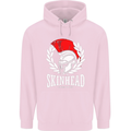 Skinhead Roman Trojan Helmet Punk Music Mens 80% Cotton Hoodie Light Pink