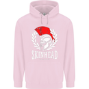 Skinhead Roman Trojan Helmet Punk Music Mens 80% Cotton Hoodie Light Pink