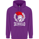 Skinhead Roman Trojan Helmet Punk Music Mens 80% Cotton Hoodie Purple