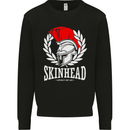 Skinhead Roman Trojan Helmet Punk Music Mens Sweatshirt Jumper Black