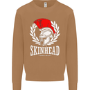Skinhead Roman Trojan Helmet Punk Music Mens Sweatshirt Jumper Caramel Latte