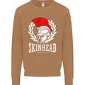 Skinhead Roman Trojan Helmet Punk Music Mens Sweatshirt Jumper Caramel Latte